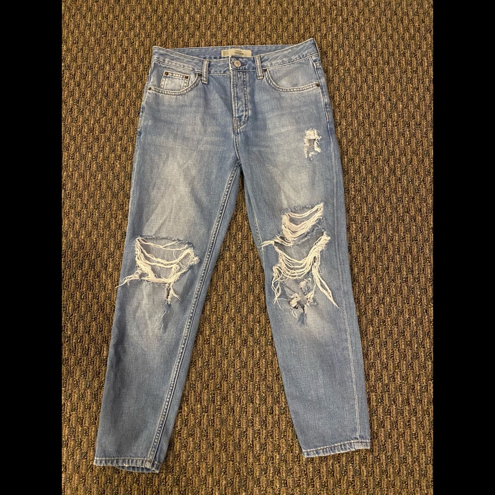 Topshop Moto Hayden - Straight Leg Jeans